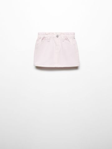 חצאית מיני ג'ינס פייפרבאג / 9M-5Y של MANGO