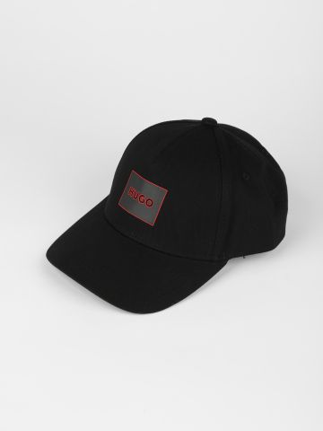 כובע מצחייה עם פאץ' לוגו של HUGO BOSS