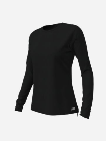 חולצת ריצה WT11204BK / נשים של NEW BALANCE