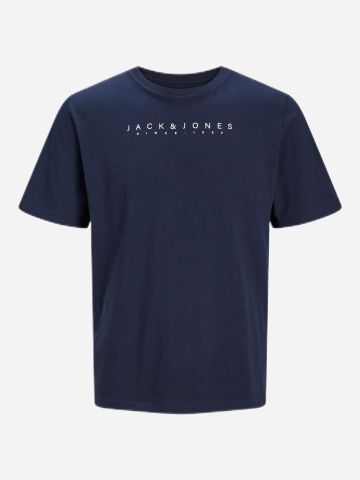 חולצה עם כיתוב לוגו / גברים של JACK AND JONES