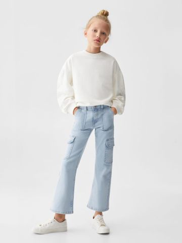 ג'ינס בסגנון דגמ״ח של MANGO