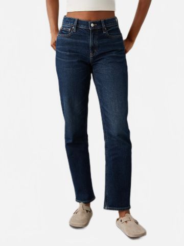 מכנסי ג'ינס ארוכים בגזרה גבוהה של AMERICAN EAGLE