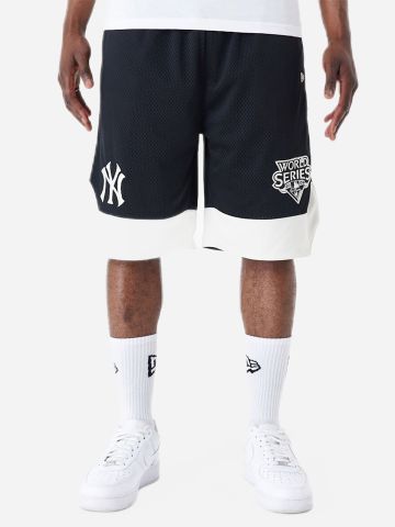 מכנסיים קצרים עם רקמת לוגו New York Yankees של NEW ERA