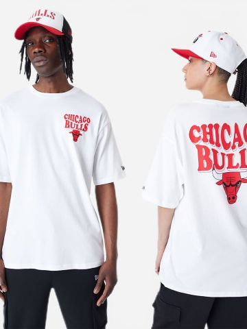 טי שירט עם הדפס Chicago Bulls / יוניסקס של NEW ERA