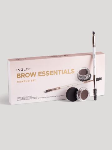 סט לעיצוב ולקיבוע הגבות INGLOT Brow Essentials Makeup Set של INGLOT