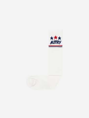 גרביים עם הדפס לוגו וכוכבים / נשים של AUTRY