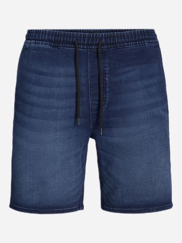 מכנסי ג'ינס קצרים עם שרוכים / גברים של JACK AND JONES