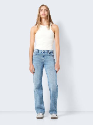 ג'ינס ארוך בגזרה מתרחבת של NOISY MAY