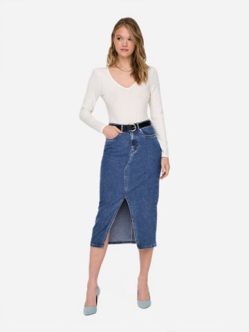 חצאית מקסי ג'ינס של ONLY