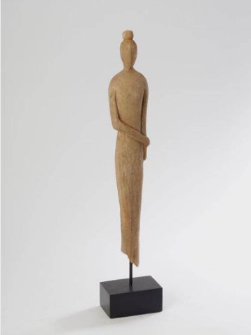 פסל אישה מעץ / 71X11 של ADAGIO