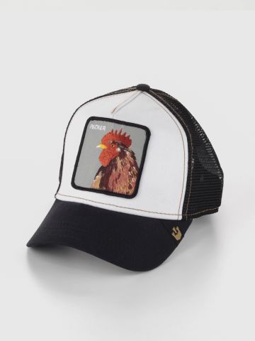 כובע מצחייה עם פאץ' תרנגול
