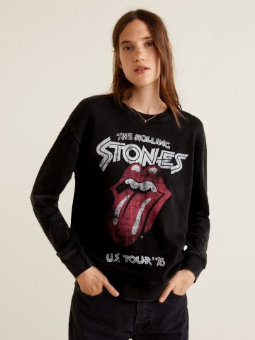 סווטשירט אסיד-ווש The Rolling Stones