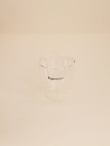כוס אספרסו עם זכוכית כפולה