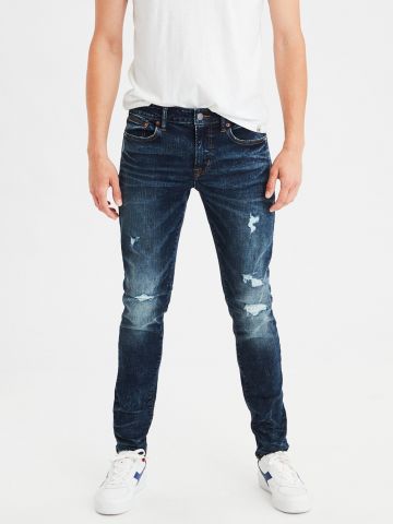 ג'ינס סקיני עם קרעים Skinny Jean