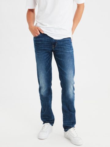 ג'ינס בגזרה ישרה עם הלבנה Original Straight Jean