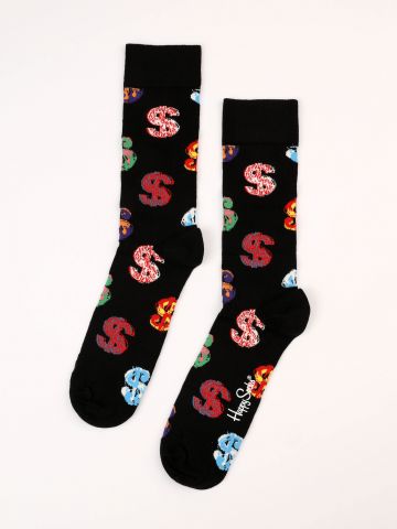 גרביים בהדפס דולרים Andy Warhol / גברים