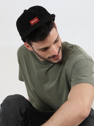 כובע מצחייה קורדורוי לוגו / גברים