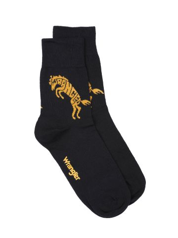 גרביים גבוהים עם דוגמת סוס לוגו