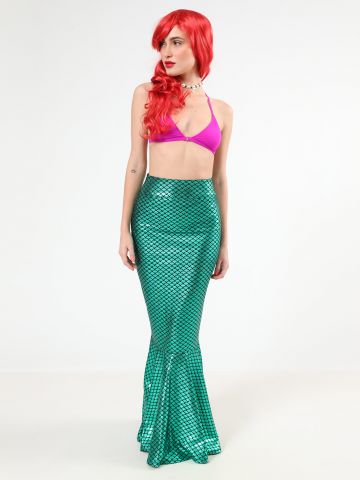חצאית מקסי פפלום Mermaid / תחפושות לפורים