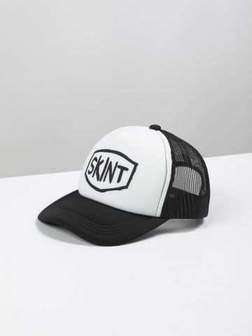 כובע מצחייה לוגו עם רשת / גברים