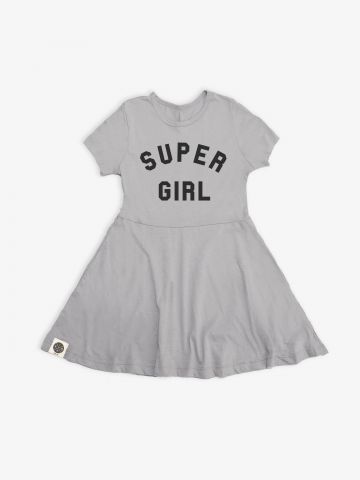 שמלת טי שירט Super girl / בנות