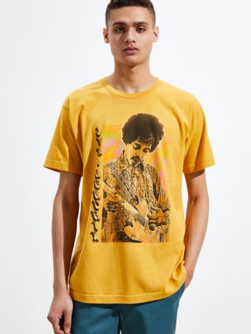 טי שירט עם הדפס Jimi Hendrix UO