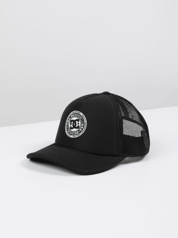כובע מצחייה לוגו בשילוב רשת DC / גברים