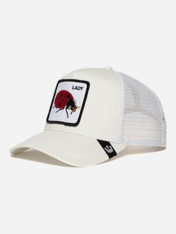 כובע מצחיה עם פאץ' חיפושית / נשים