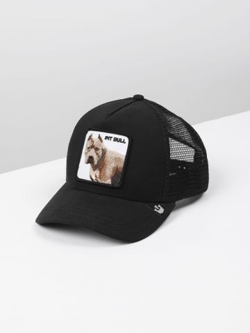 כובע מצחייה עם פאץ' כלב  Pit Bull / גברים