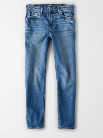 מכנסי ג'ינס ארוכים בגזרת Mom / נשים