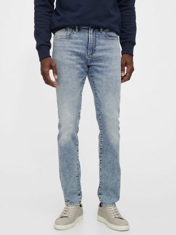 ג'ינס בשטיפה בהירה Skinny Soft