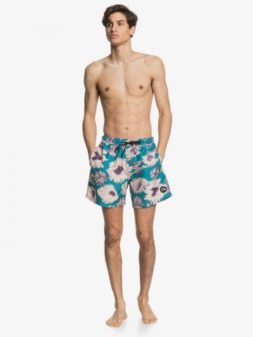 מכנסי בגד ים בהדפס פרחים של QUIKSILVER