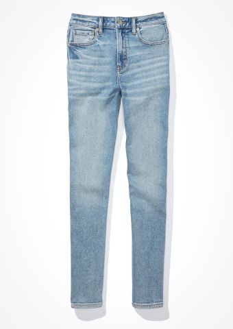 מכנסי ג'ינס ארוכים בגזרת Mom / נשים
