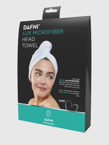 מגבת שיער מייקרופייבר Super absorbing micro-fiber head towel של DAFNI