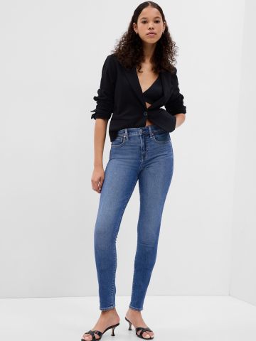 ג'ינס סקיני בגזרה גבוהה / נשים של undefined