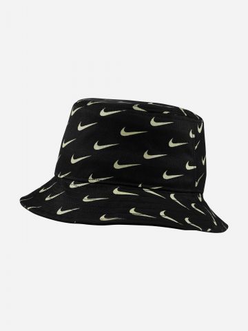 כובע באקט בהדפס לוגו / בנות