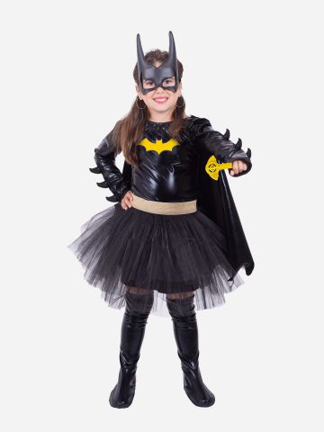 תחפושת באטגירל Batgirl לילדות / תחפושת לפורים של SHOSHI ZOHAR