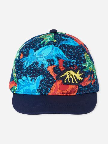 כובע מצחייה בהדפס דינוזאורים / בנים