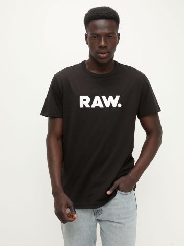 חולצת טי שירט עם הדפס Raw של undefined