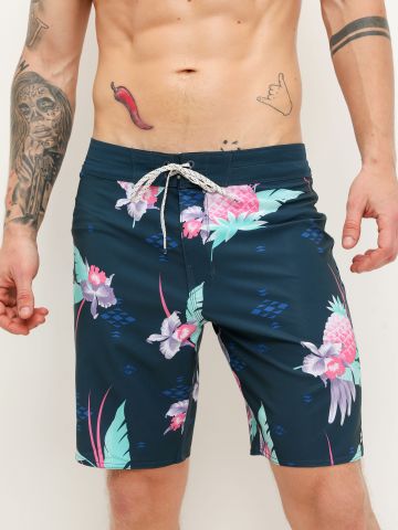 מכנסי בגד ים בהדפס פרחים של BILLABONG