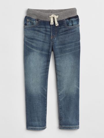 ג'ינס ארוך עם גומי במותן / 12M-5Y של undefined
