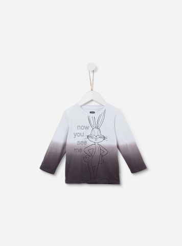 חולצת אומברה עם הדפס באגס באני / 18M-5Y