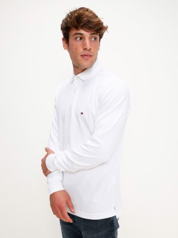 חולצת פולו עם פאץ&#039; לוגו של TOMMY HILFIGER