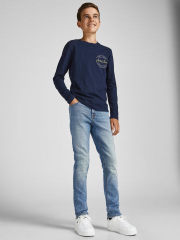 ג'ינס עם שפשופים בגזרת סקיני / TEEN של undefined