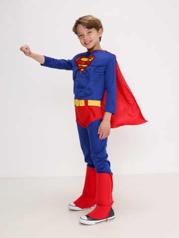 אוברול סופרמן שרירי עם גלימה / Purim Collection של SHOSHI ZOHAR