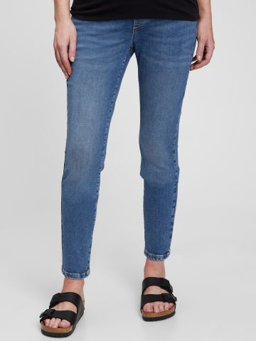 מכנסי ג'ינס בגזרת סקיני / MATERNITY של GAP