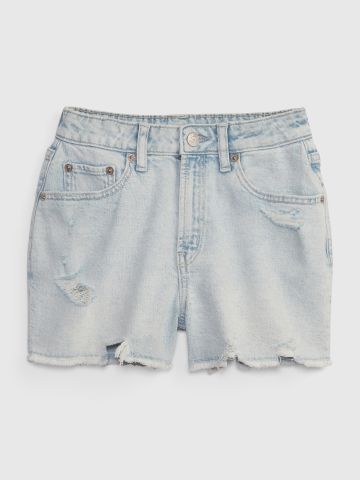 ג'ינס קצר בסיומת גזורה / בנות של GAP