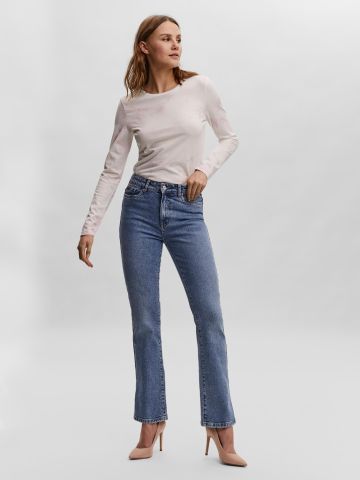 ג'ינס ארוך בגזרה מתרחבת של VERO MODA