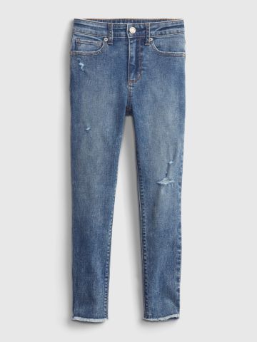 ג'ינס ארוך עם סיומת פרומה של GAP