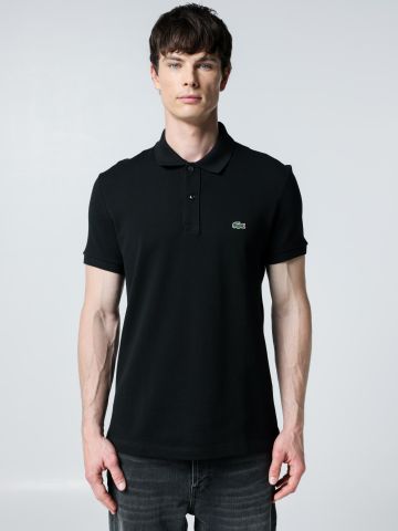 חולצת פולו עם פאץ' לוגו slim fit של LACOSTE